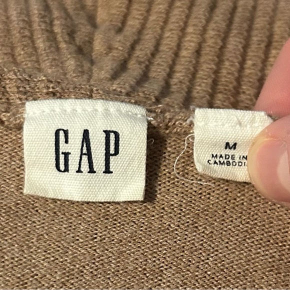 Gap Knit Cardigan 100% Cotton Women’s Medium Oversized - Picture 5 of 6